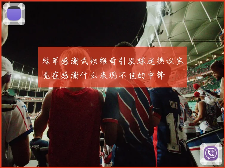 绿军感谢武切维奇引发球迷热议究竟在感谢什么表现不佳的中锋